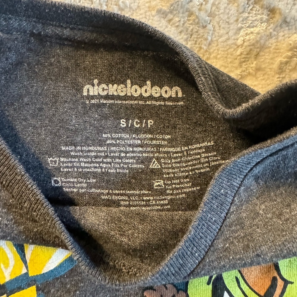 Nickelodeon small graphic T-Shirt - Black - Picture 3 of 4